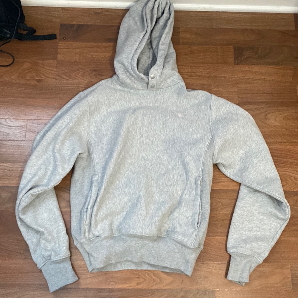 Champion reverse weave grey hoodie
